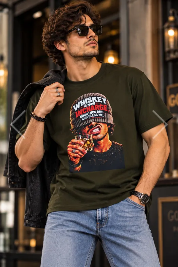 Lo_Do_Whiskey_Incharge_Olive_Green_Graphic_Oversized_T_Shirt_For_Men_Dark_Olive