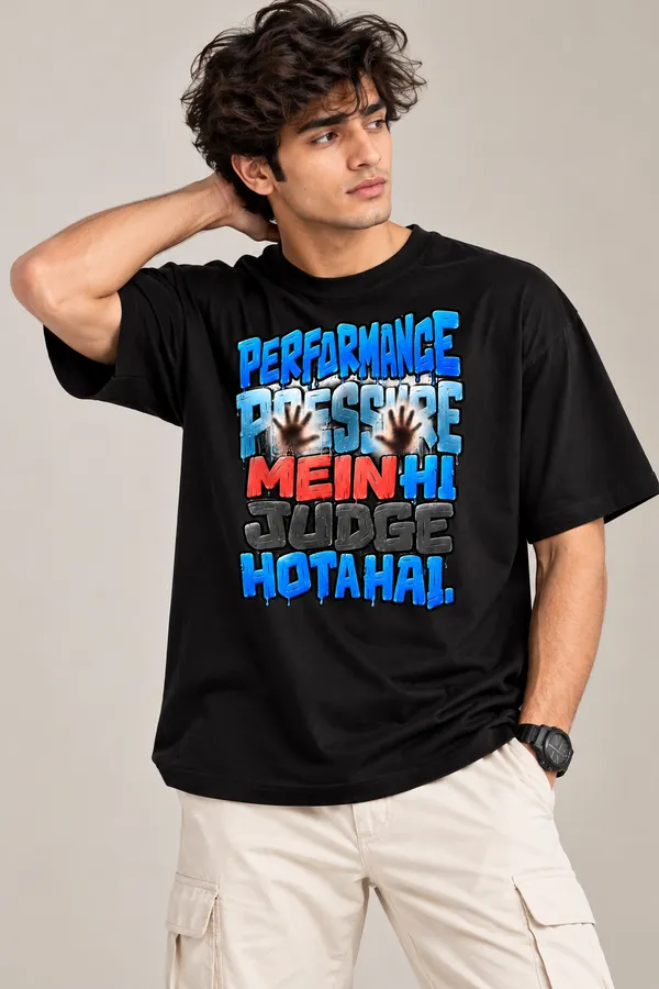 Performance_Pressure_Graphic_T_Shirt_For_Men_Lo_Do_Black
