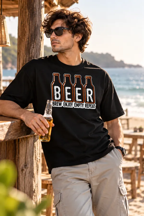 Lo_Do_Beer_Graphic_Oversized_Black_T_Shirt_For_Men_Brew_Enjoy_Empty_Repeat_Black