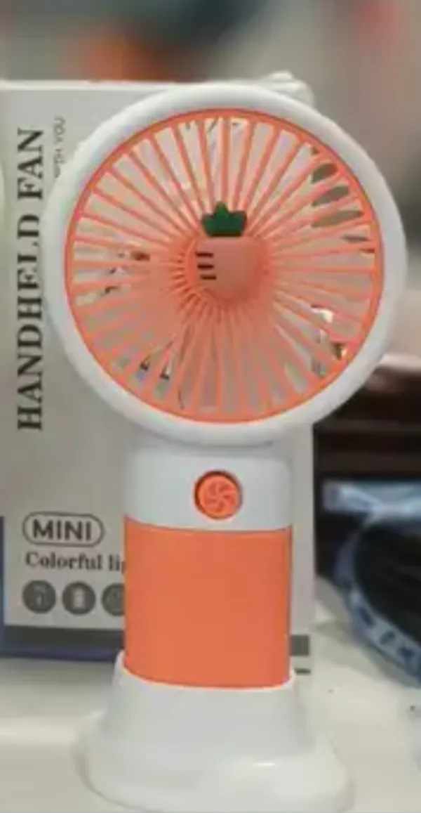 Orange_And_White_Plastic_Handheld_Fan_For_Travel,_Office,_Bus,_Train_Pack_Of_2
