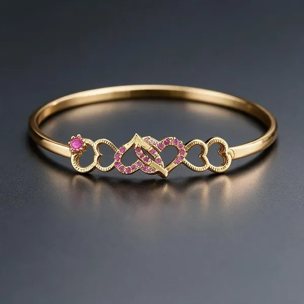 Golden_Brass_Bracelet_For_Women