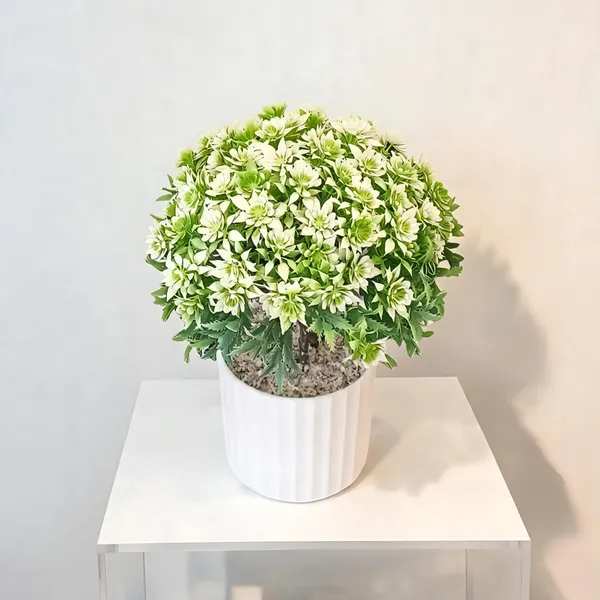 Green_And_White_Plastic_Artificial_Plant_For_Home_Decor_Pack_Of_2