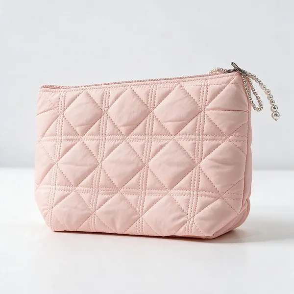 Peach_Pu_Leather_Clutch_Bag_For_Women