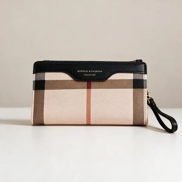 Brown_Pu_Leather_Wristlet_Clutch_For_Women
