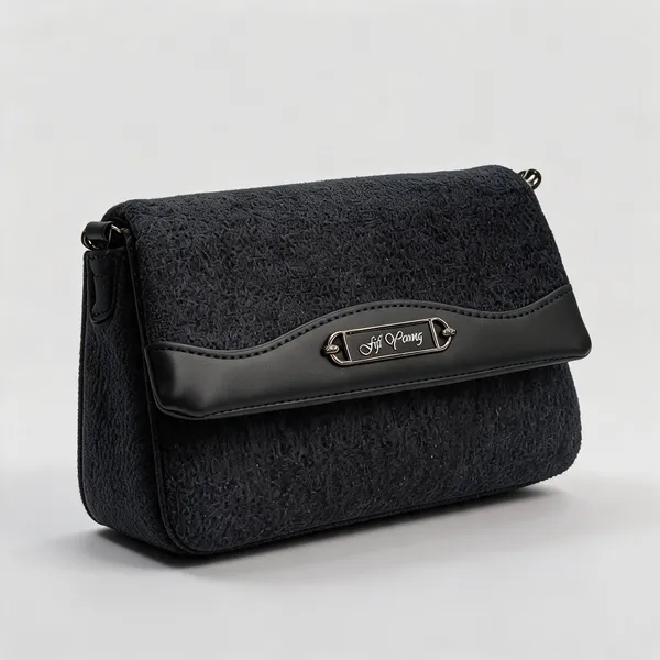 Black_Pu_Leather_Clutch_Bag_For_Women
