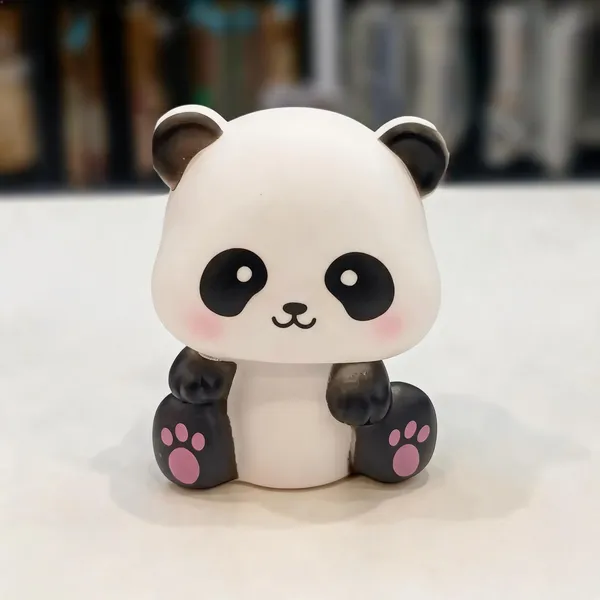 White_And_Black_Rubber_Figurine_For_Home_Decor_Pack_Of_2