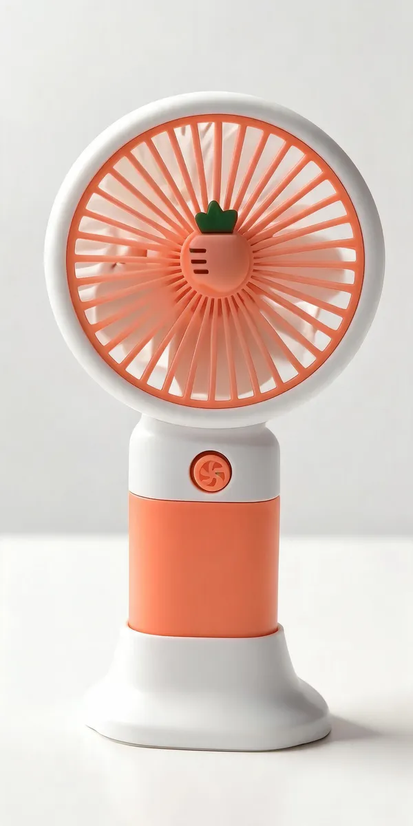 Orange_And_White_Plastic_Handheld_Fan_For_Travel,_Office,_Bus,_Train_Pack_Of_2