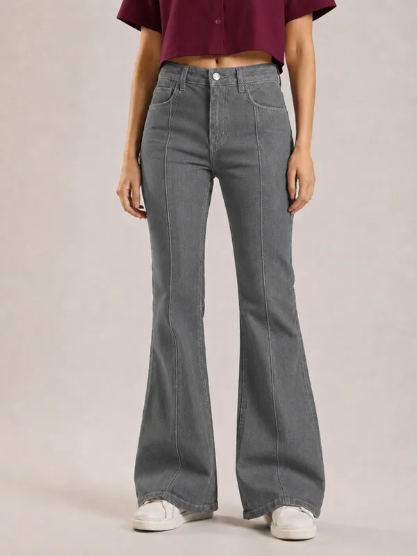 Grey_Front_Seam_Bootcut_Fit_Jeans