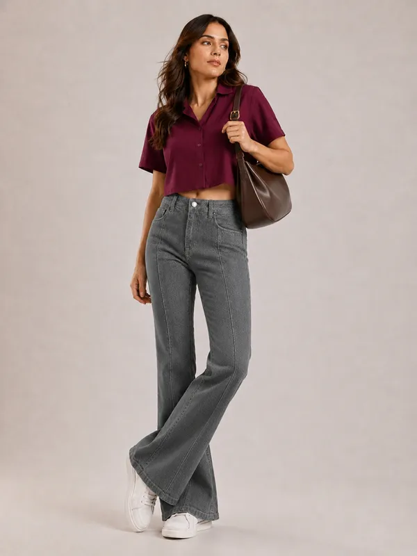 Grey_Front_Seam_Bootcut_Fit_Jeans