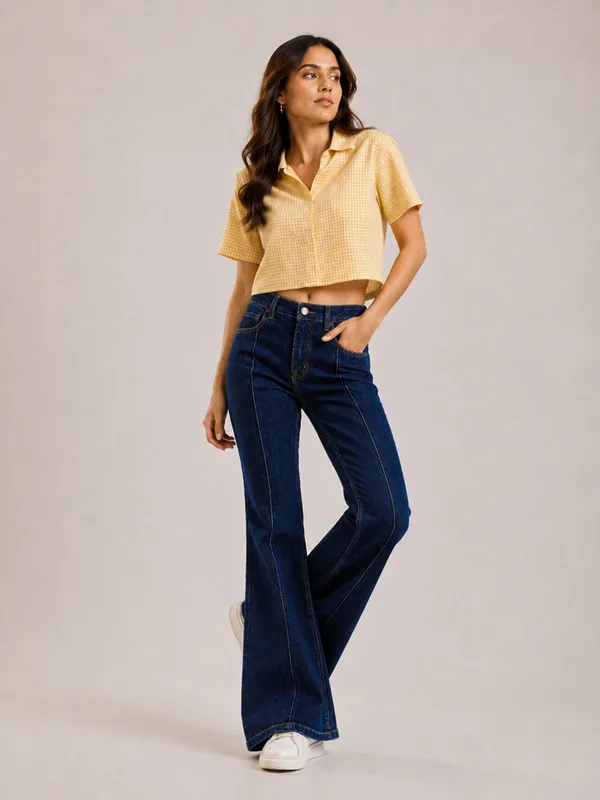 Dark_Blue_Front_Seam_Bootcut_Fit_Jeans