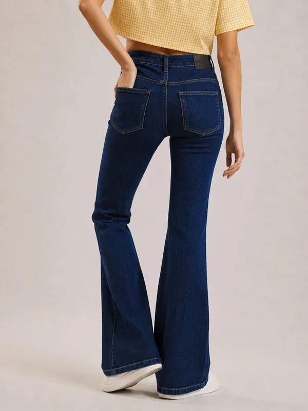 Dark_Blue_Front_Seam_Bootcut_Fit_Jeans