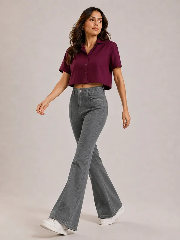 Grey_Front_Seam_Bootcut_Fit_Jeans