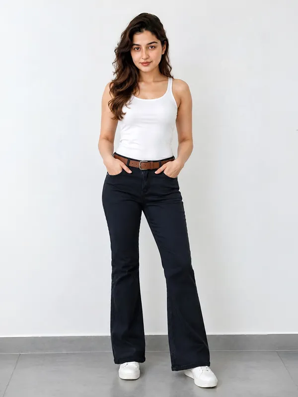 Black_Bootcut_Fit_Jeans