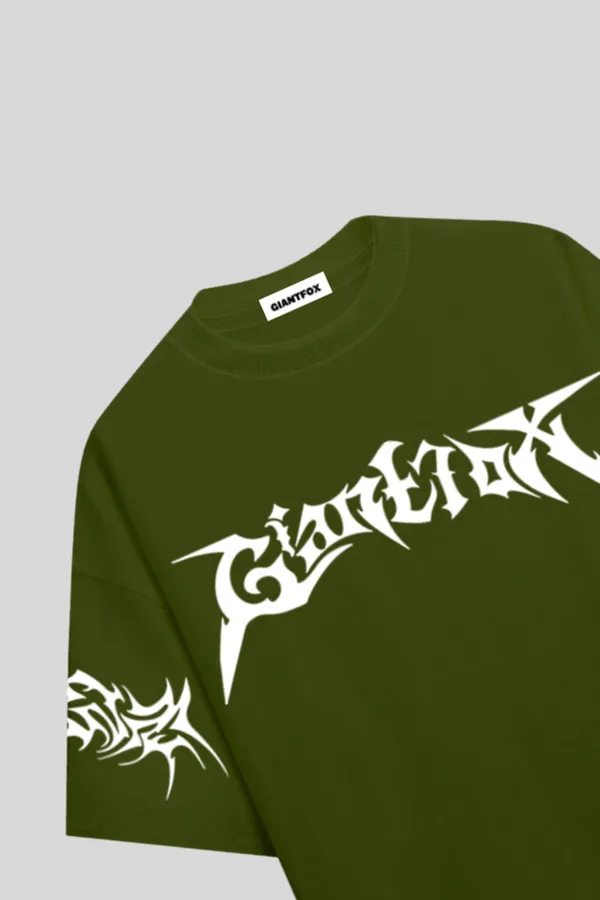 Tribal_T_Shirt_Army_Green