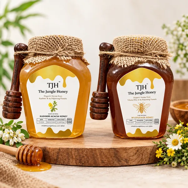 Tjh_Kashmiri_Acacia_Raw_Honey_And_Wildflower_Honey_Pack_Of_2