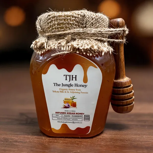 Tjh_Kesar_Infused_Raw_Honey_With_Wooden_Dipper