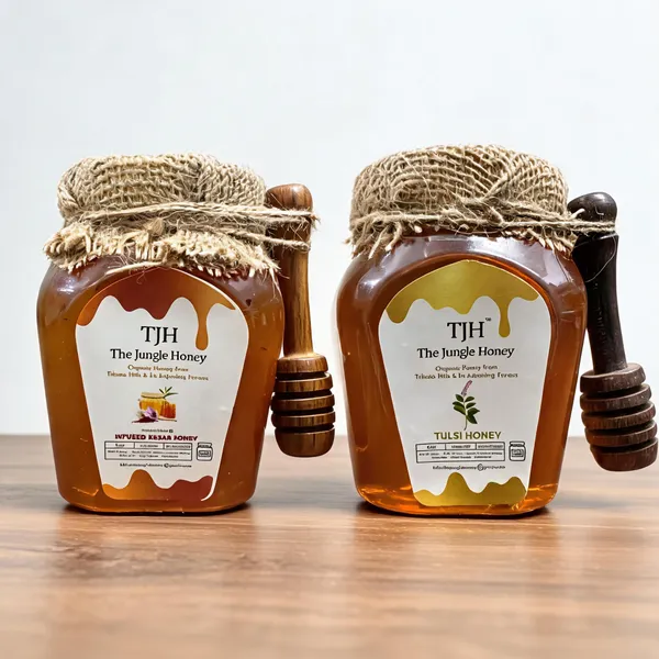 Tjh_Kesar__And_Tulsi_Infused_Raw_Honey_With_Wooden_Dipper_Pack_Of_2