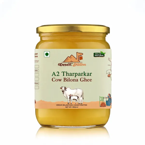 Desert_Native_A2_Desi_Tharparker_Cow_Vedic_Bilona_Cultured_Ghee_|_Pure_&_Traditional_Ghee_Ghee_Glass_Bottle_(500_Ml)