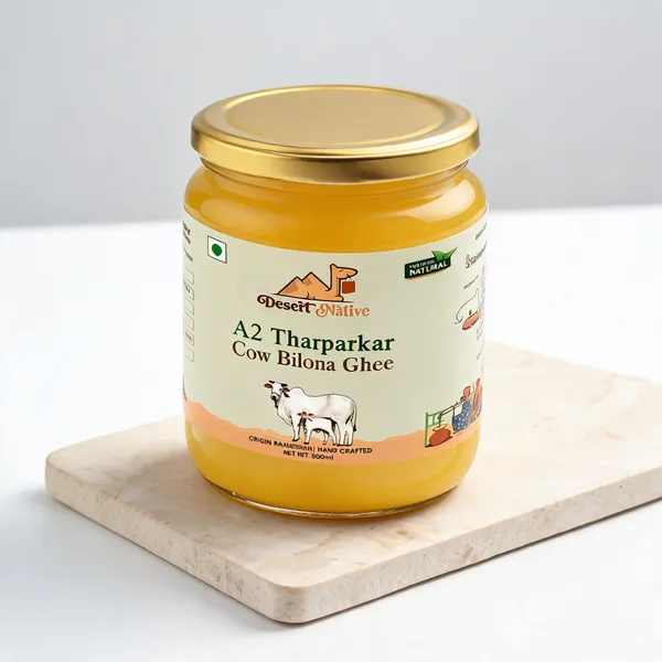 Desert_Native_A2_Desi_Tharparker_Cow_Vedic_Bilona_Cultured_Ghee_|_Pure_&_Traditional_Ghee_Ghee_Glass_Bottle_(500_Ml)