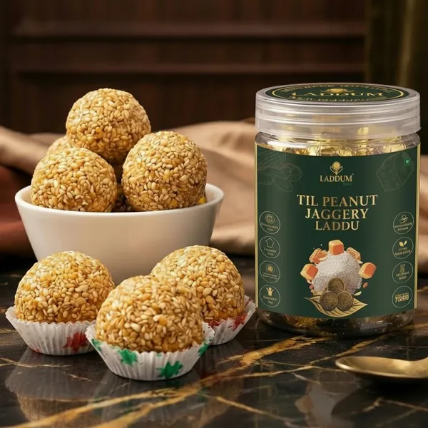 Til_Peanut_Jaggery_Laddu