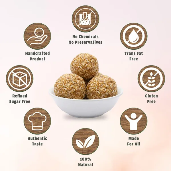 Til_Peanut_Jaggery_Laddu