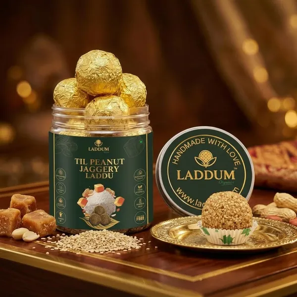 Til_Peanut_Jaggery_Laddu