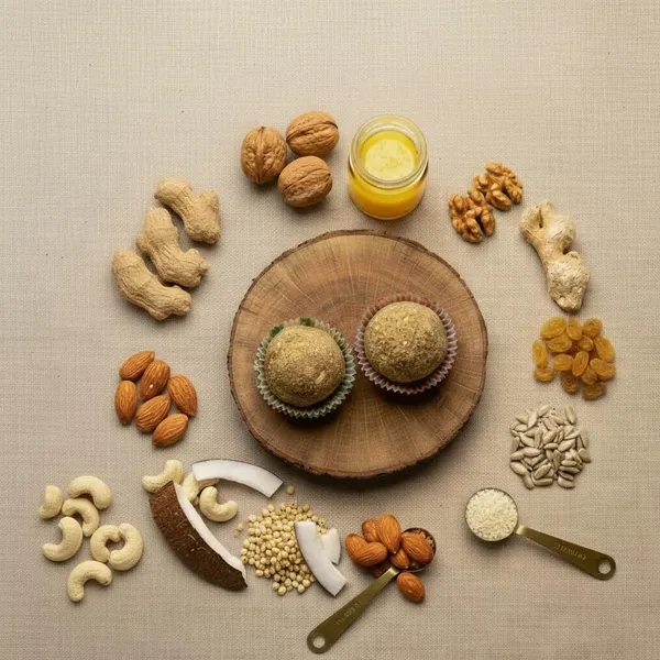 Sonth_Laddu_With_A2_Ghee_And_Nuts