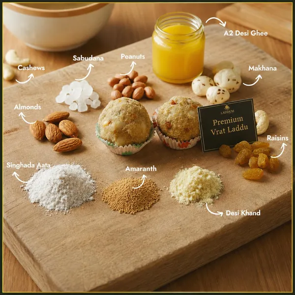 Vrat_Laddu_With_Singhada_Sabudana_Rajgira