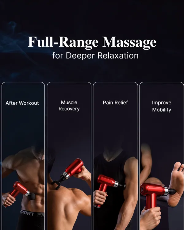 Full_Body_Percussion_Massage_Gun_Usb_Rechargeable_Red