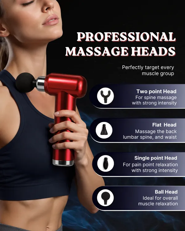 Full_Body_Percussion_Massage_Gun_Usb_Rechargeable_Red