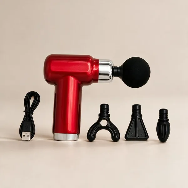 Full_Body_Percussion_Massage_Gun_Usb_Rechargeable_Red