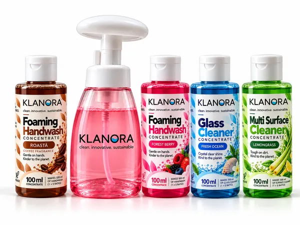 Klanora_Household_Cleaning_Concentrate_Set_With_Dispenser