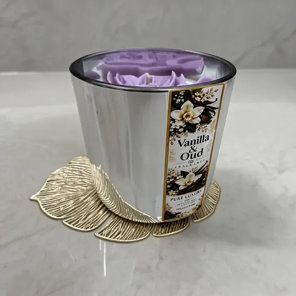 Wax_Glass_Vanilla_Oud_Scented_Silver_Finish_Jar_Candle