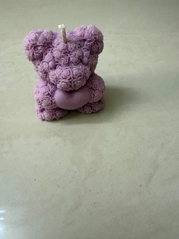 Wax_Bear_Shape_Decorative_Candle_Set