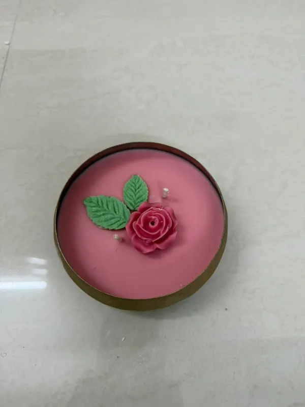 Hammered_Urli_Metal_Floral_Decorative_Candle_BowlWax_Floral_Rose_Decorative_Bowl_Candle_Small