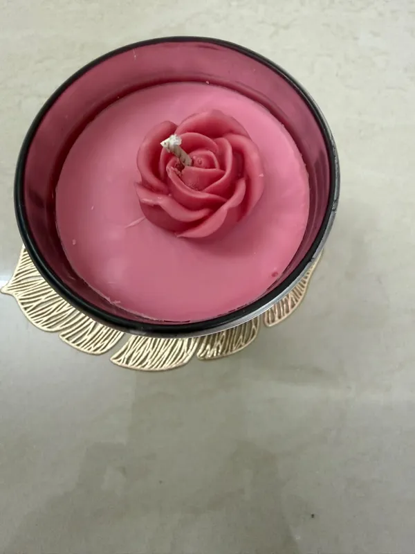 Metal_Finish_Glass_Jar__Floral_Rose_Fragrance_Candle