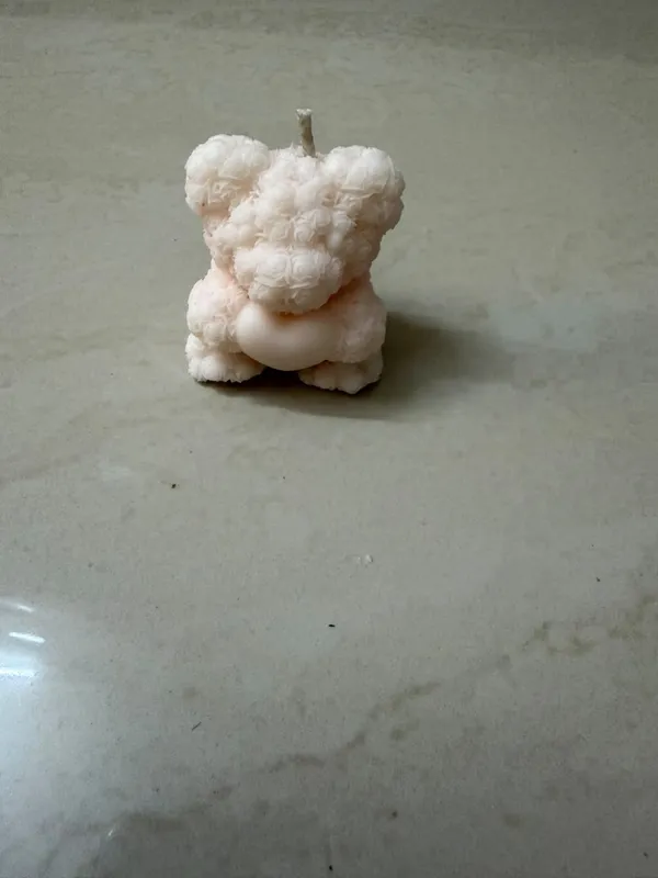 Wax_Bear-Shaped_Decorative_Candle_Set