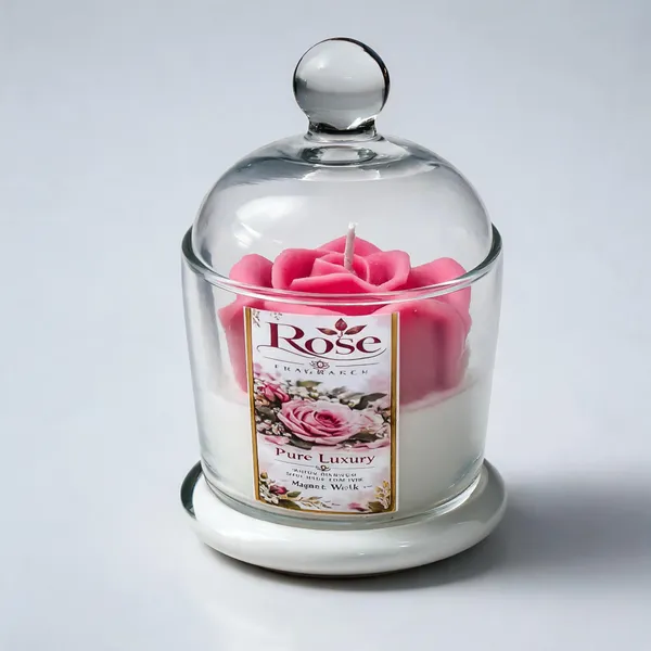 Wax_Glass_Floral_Rose_Shaped_Jar_Candle_With_Dome_Lid