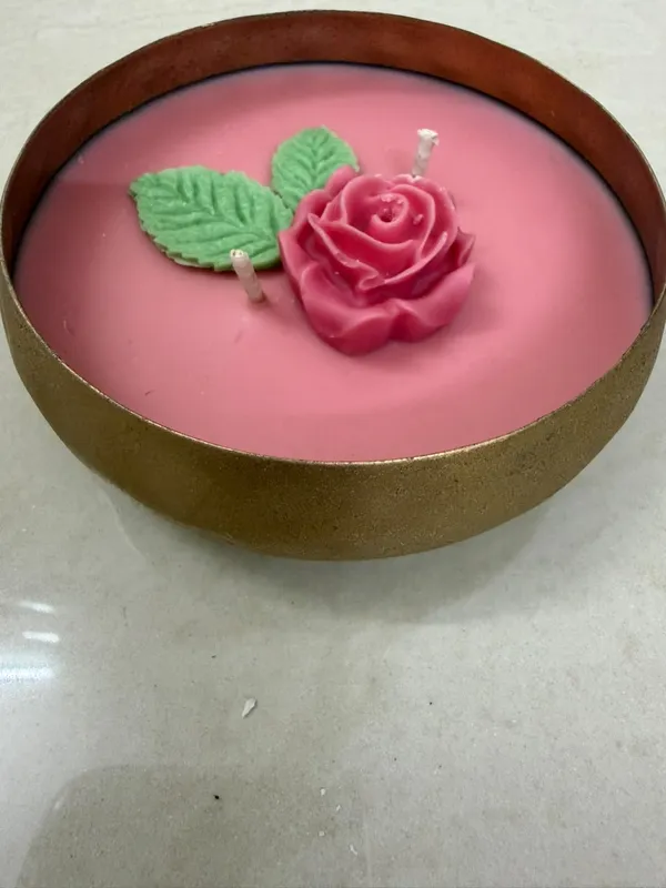 Hammered_Urli_Metal_Floral_Decorative_Candle_BowlWax_Floral_Rose_Decorative_Bowl_Candle_Small