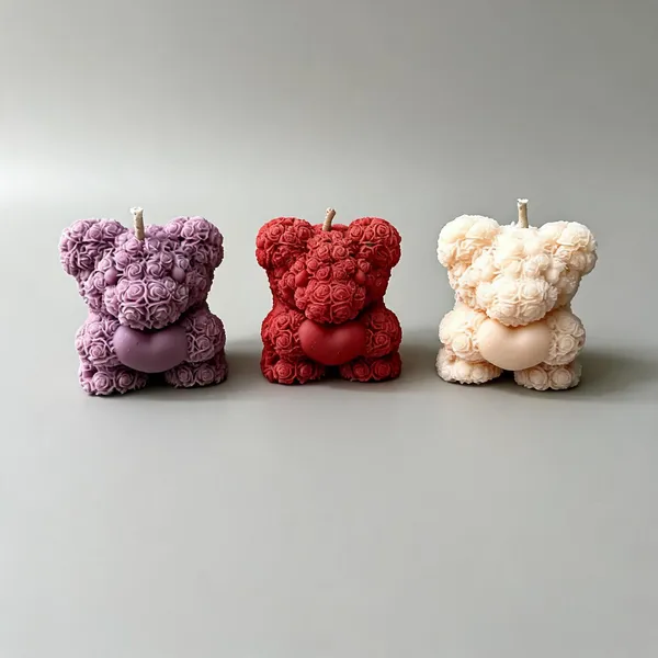 Wax_Decorative_Bear_Shaped_Candle_Set_Of_3