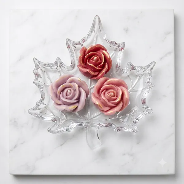 Wax_Floral_Rose_Shaped_Decorative_Candle_Set_Of_3