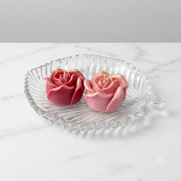 Wax_Floral_Rose_Shaped_Decorative_Candle_Set_Of_2
