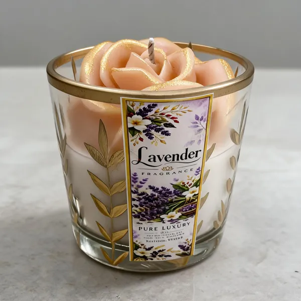Glass_Floral_Rose_Shaped_Lavender_Fragrance_Decorative_Candle