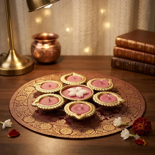 Urli_Metal_Festive_Floral_Gold-Tone_Decorative_Diya_Set_Small