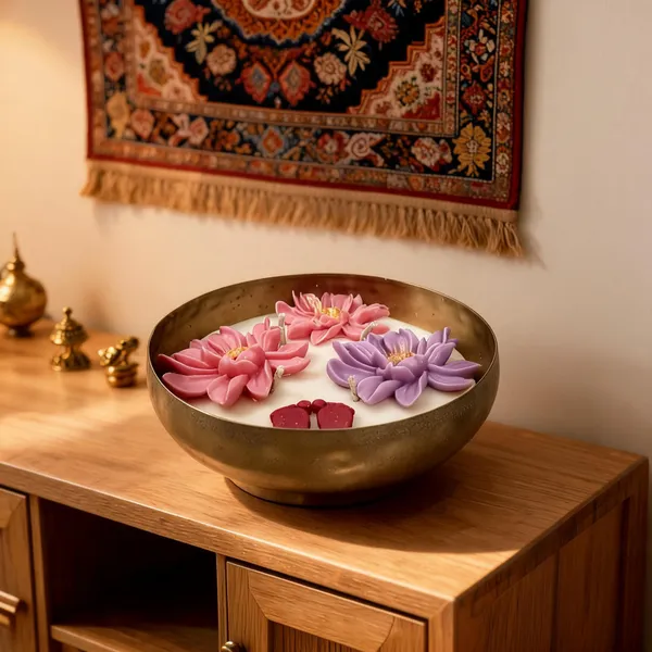 Wax_Metal_Floral_Rose_Decorative_Bowl_Candle_Large