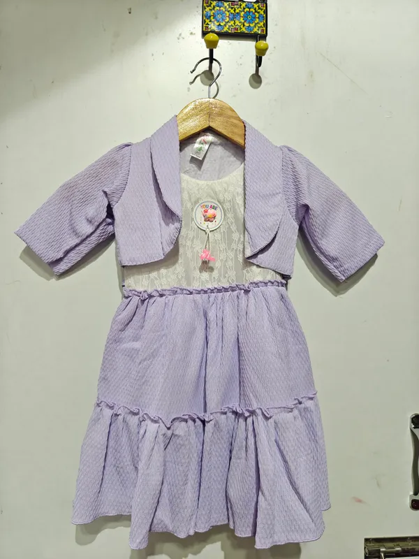 Lavender_Cotton_Polyester_Blend_Textured_Fit-And-Flare_Dress_For_Girls