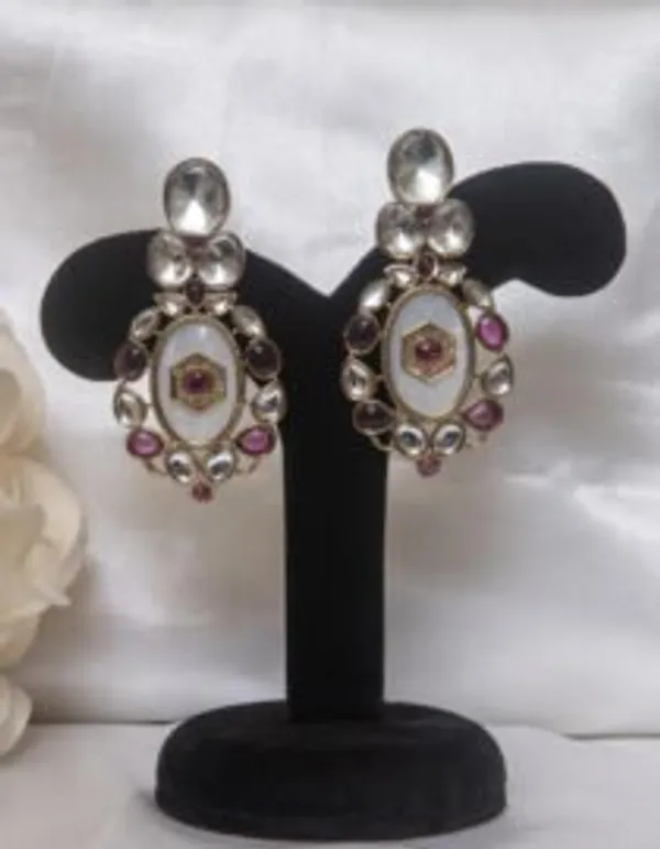 Polki_Kundan_Dangler_Earrings