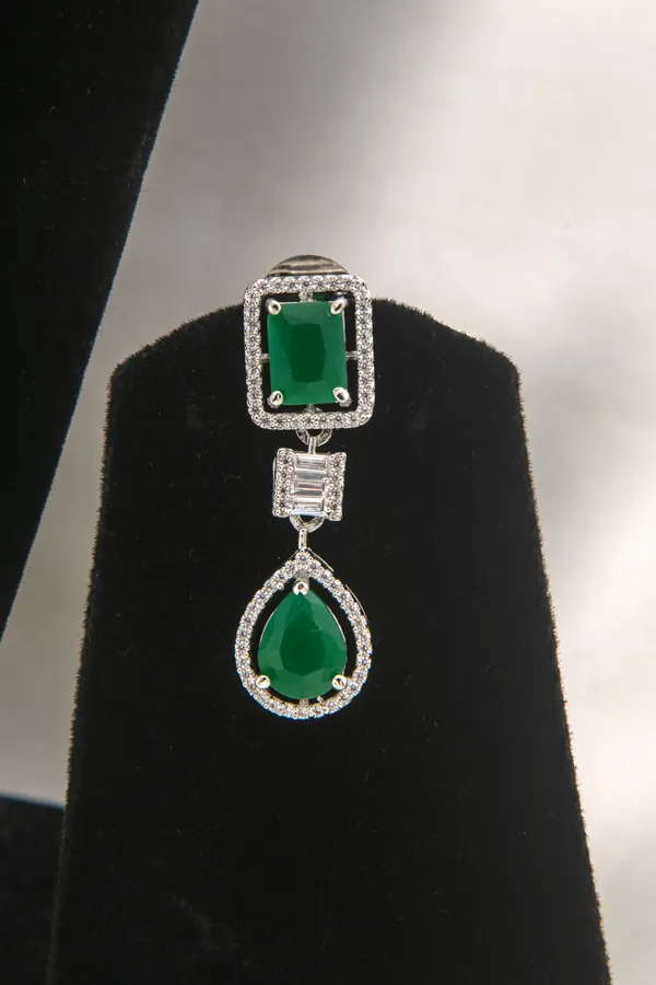 Green_necklace_set_Brass__For_Women