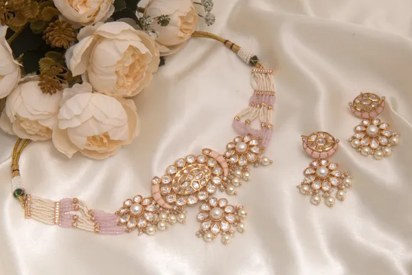 Gold_necklace_set_Brass__For_Women