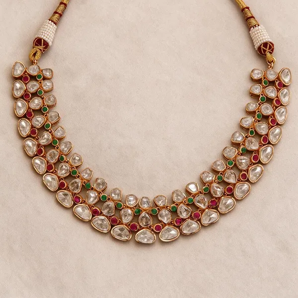 Gold_Necklace_Set_Brass__For_Women